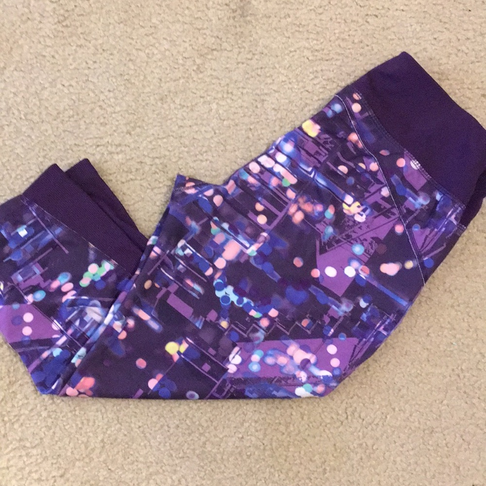 Multi colored workout crop